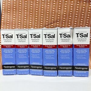 6 Pack Neutrogena T/Sal Therapeutic Maximum Strength Shampoo